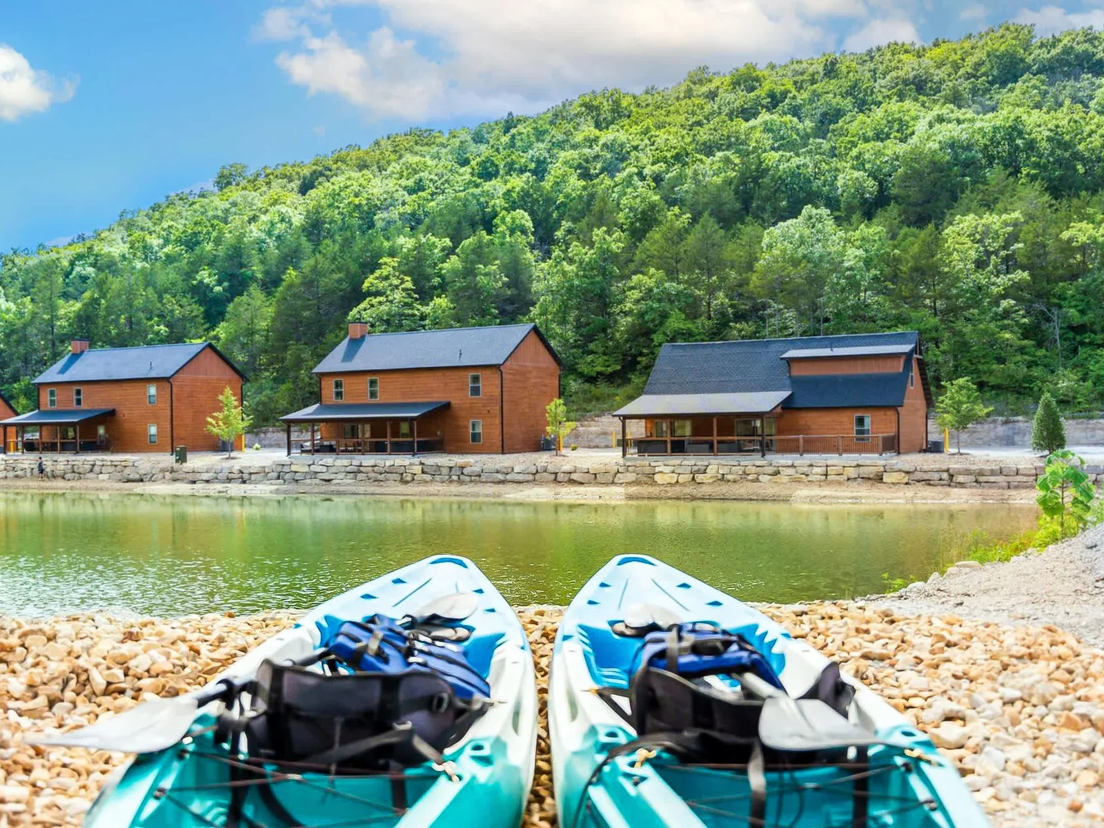 Paddle out and cast a line—explore our peaceful pond by kayak or try your luck with catch-and-release fishing.