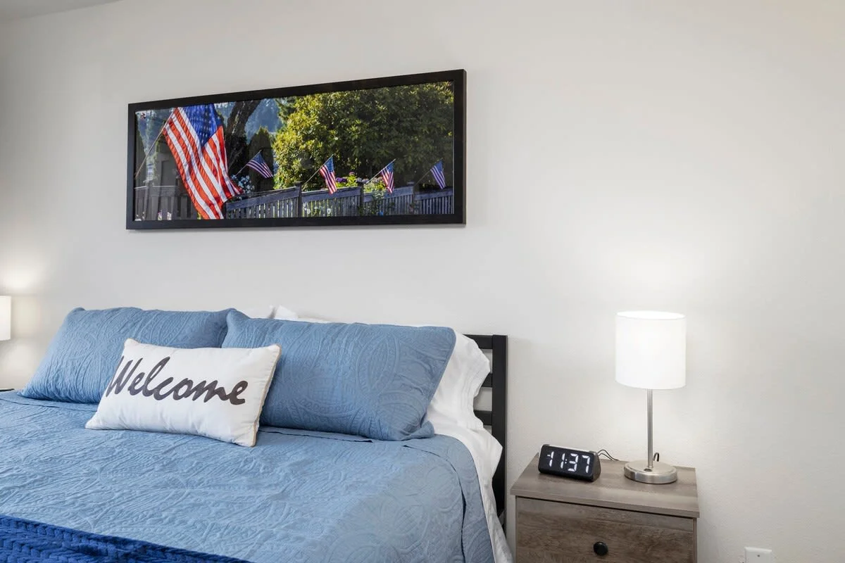 You’ll love the brand-new memory-foam mattress
