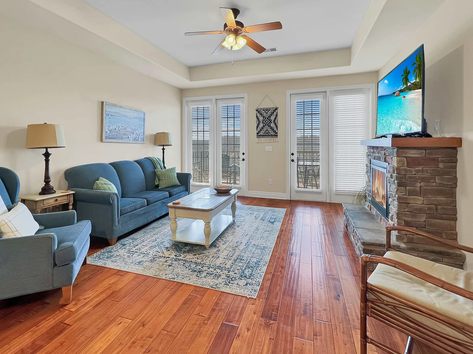 This is not your typical dinky condo! This is beautiful and it has tons of space!