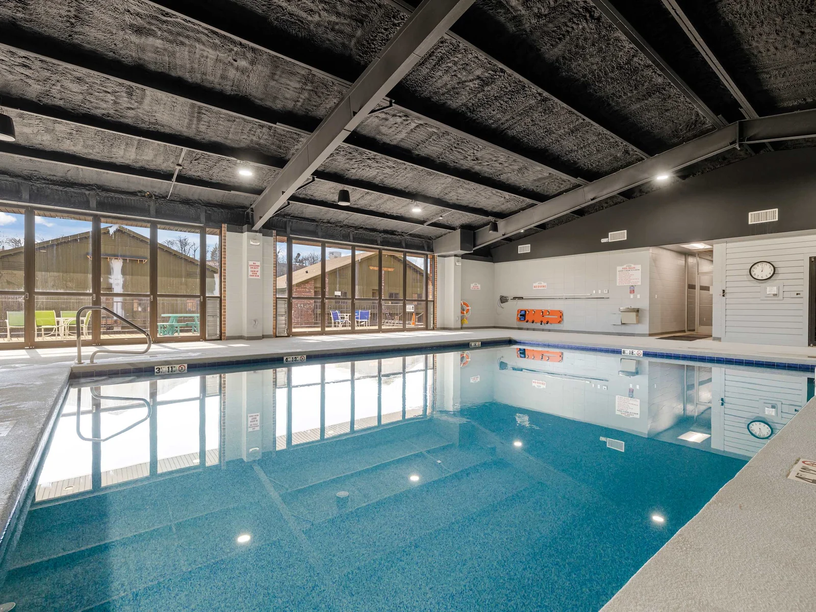There's also an indoor pool for your enjoyment during cooler weather.