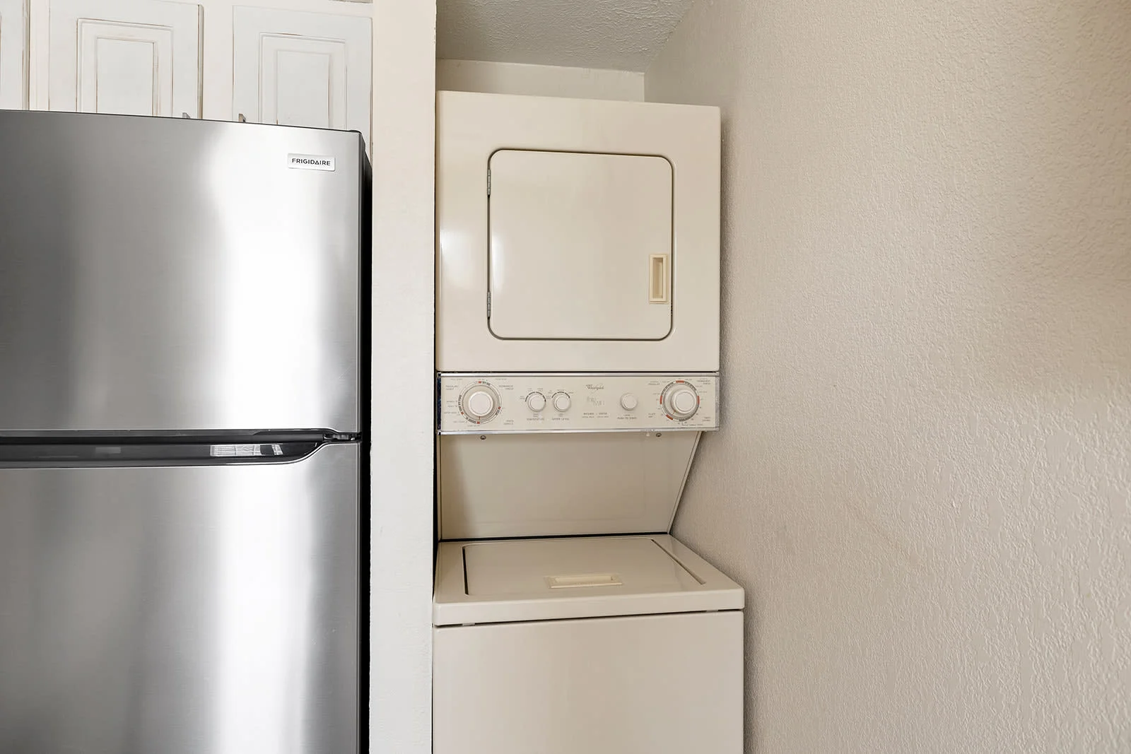 In unit washer and dryer