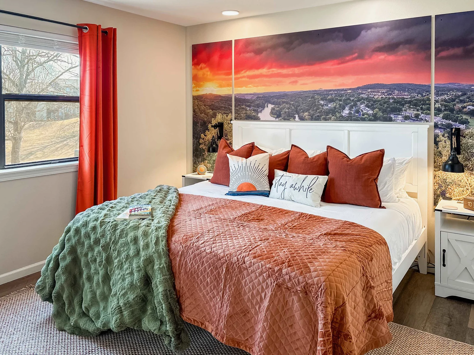 The Sunset Suite has private access to the patio.