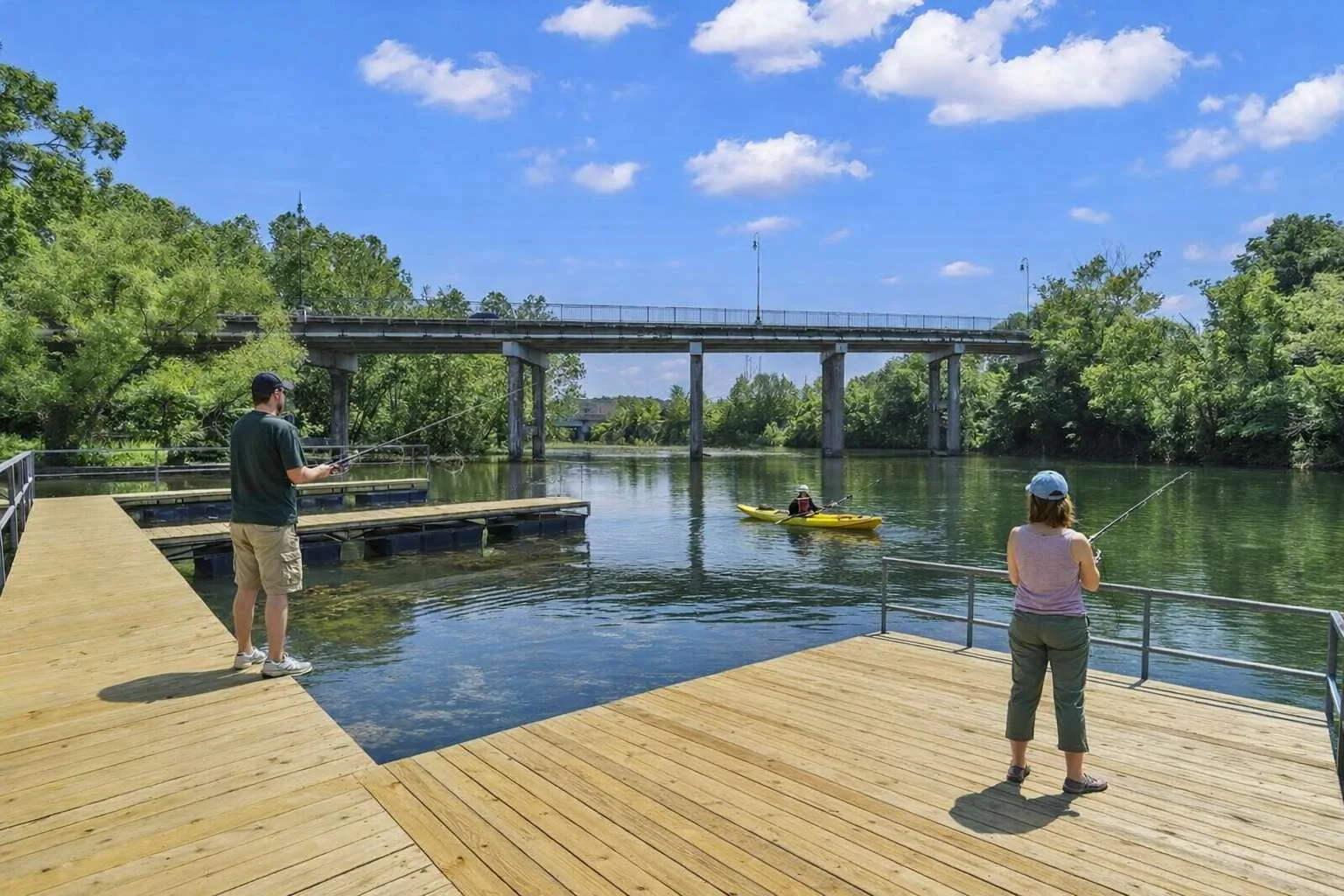 Private dock for fishing, kayaking, paddle board, whatever sounds good that day!