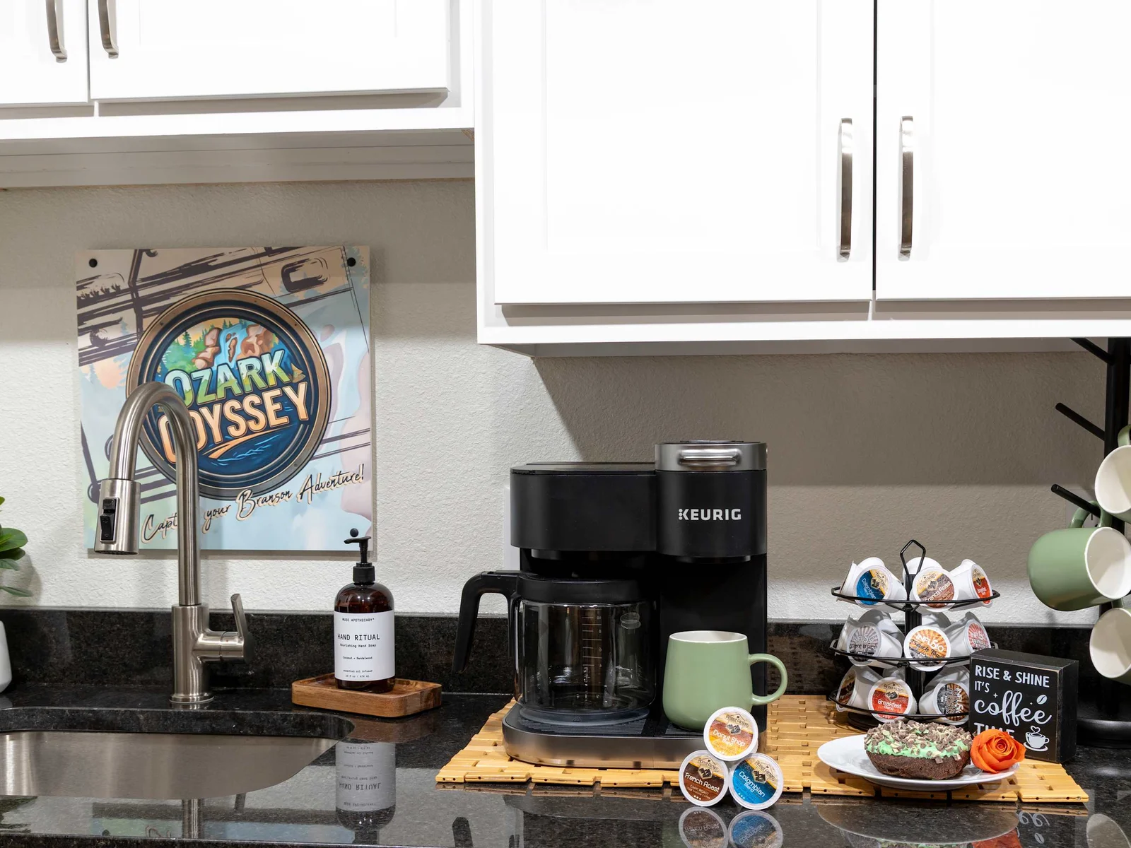 Enjoy the Keurig flex brew, which allows you to a whole pot or just one cup to meet your personalized coffee, tea, or hot cocoa needs.