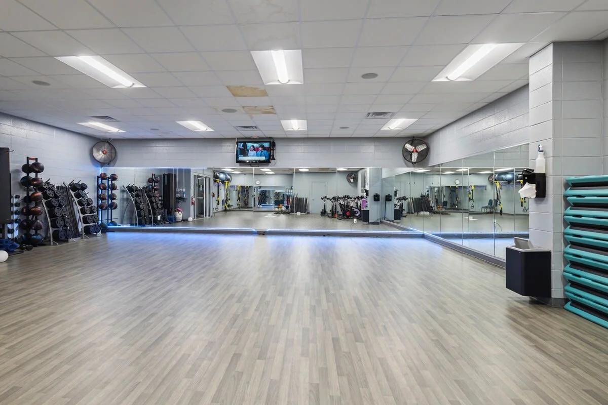 Workout room for semi private workouts