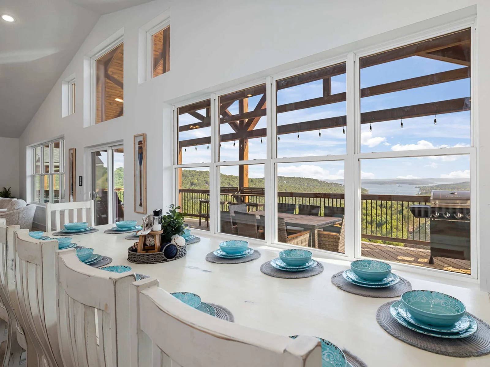 Large formal dining area