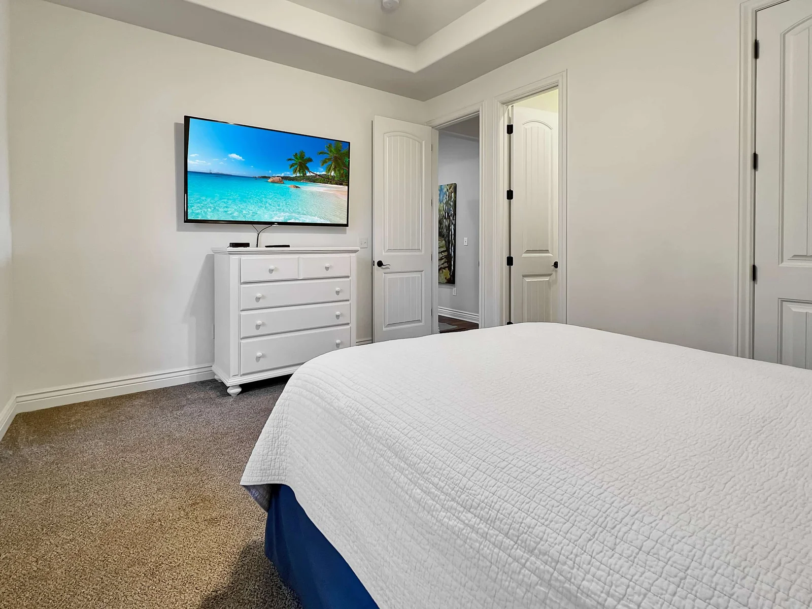 TVs in each bedroom