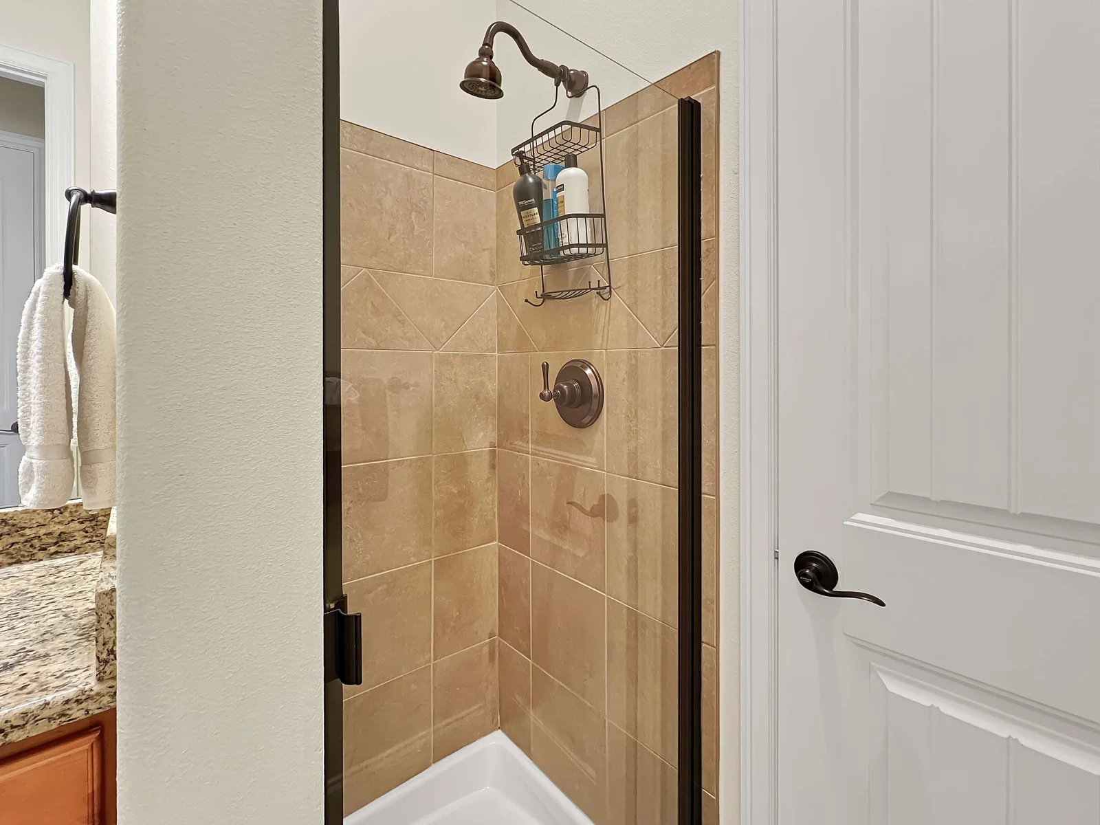 Gorgeous tile shower