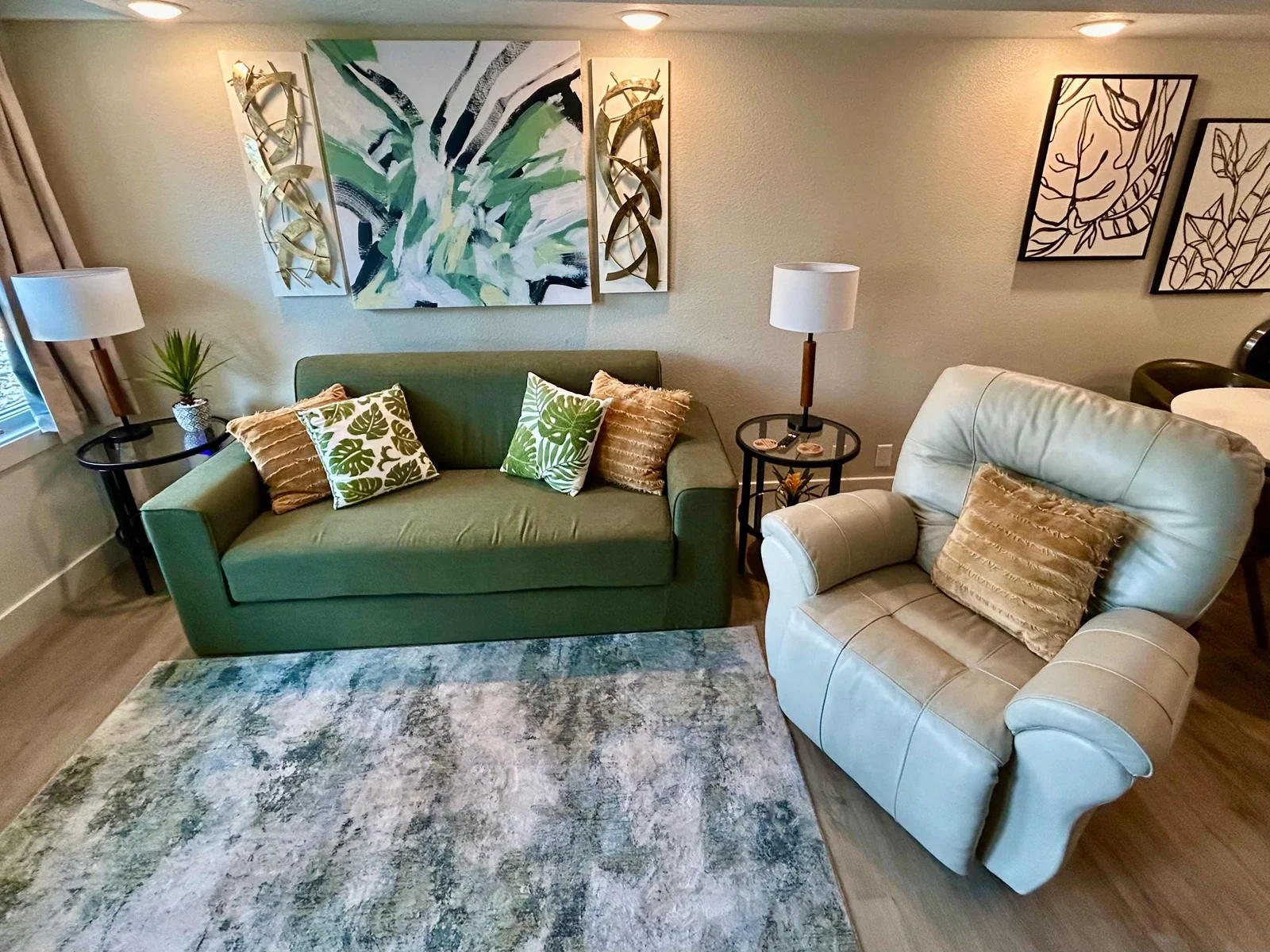 Beautiful and comfortable furnishings