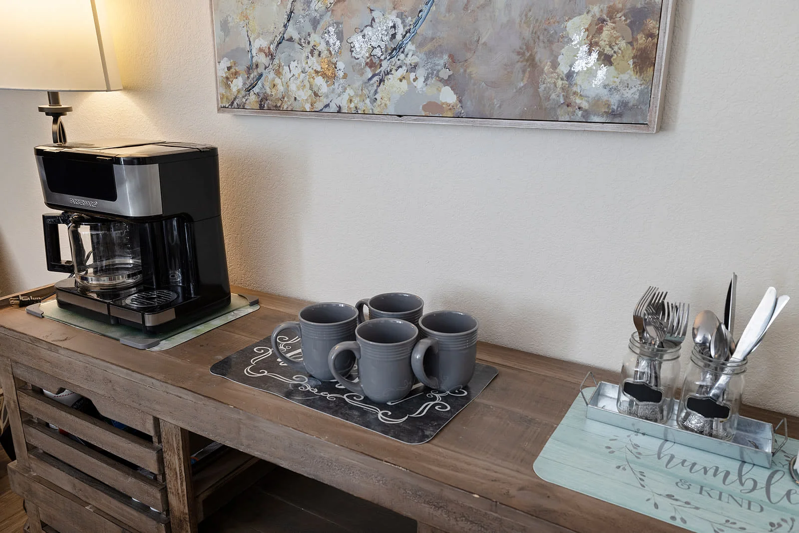 Complete coffee bar