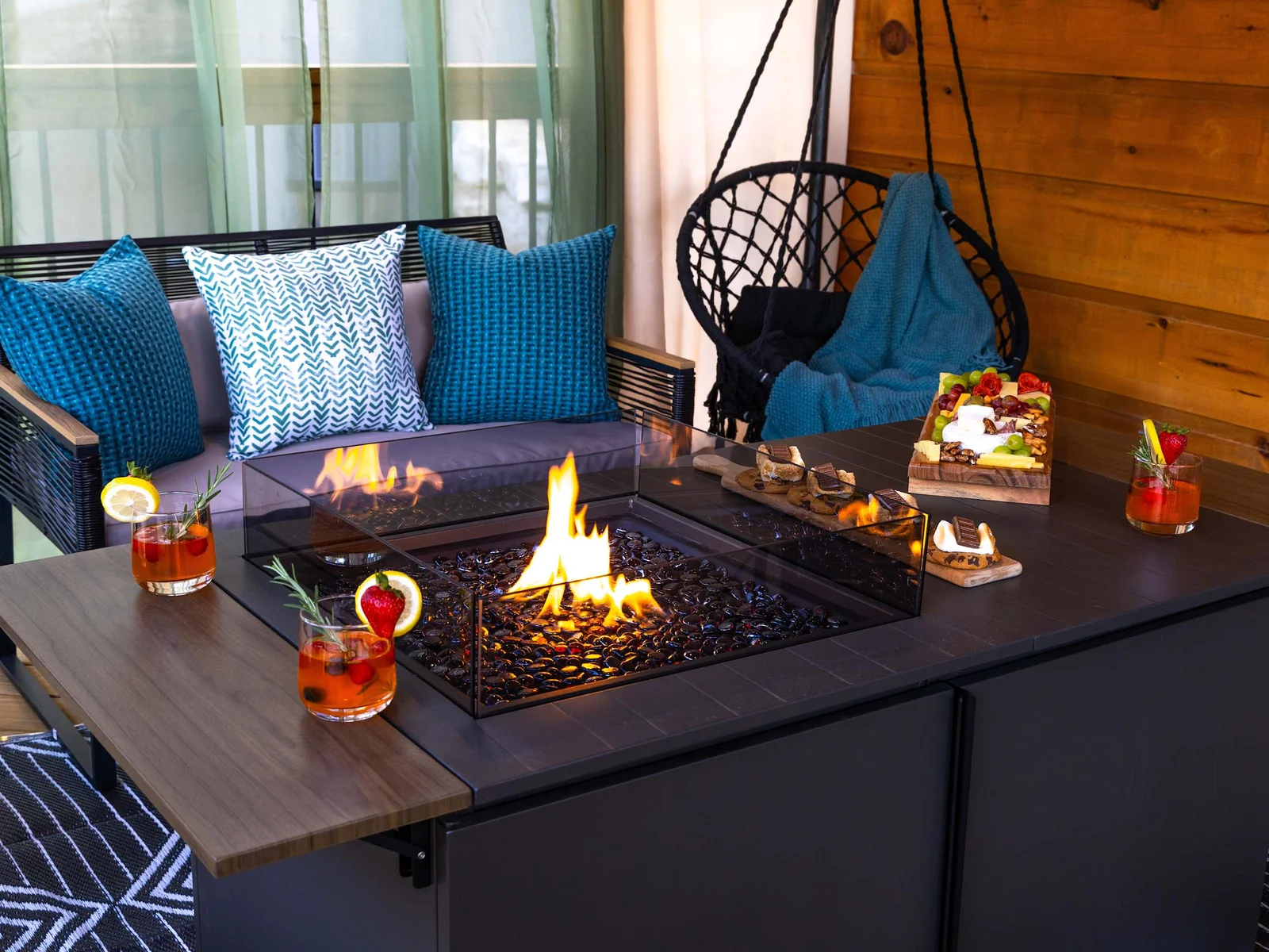 Sway your stress away in the cozy swing chair on the back patio—perfect for morning coffee, sunset views, or simply soaking in the peaceful vibes of nature.