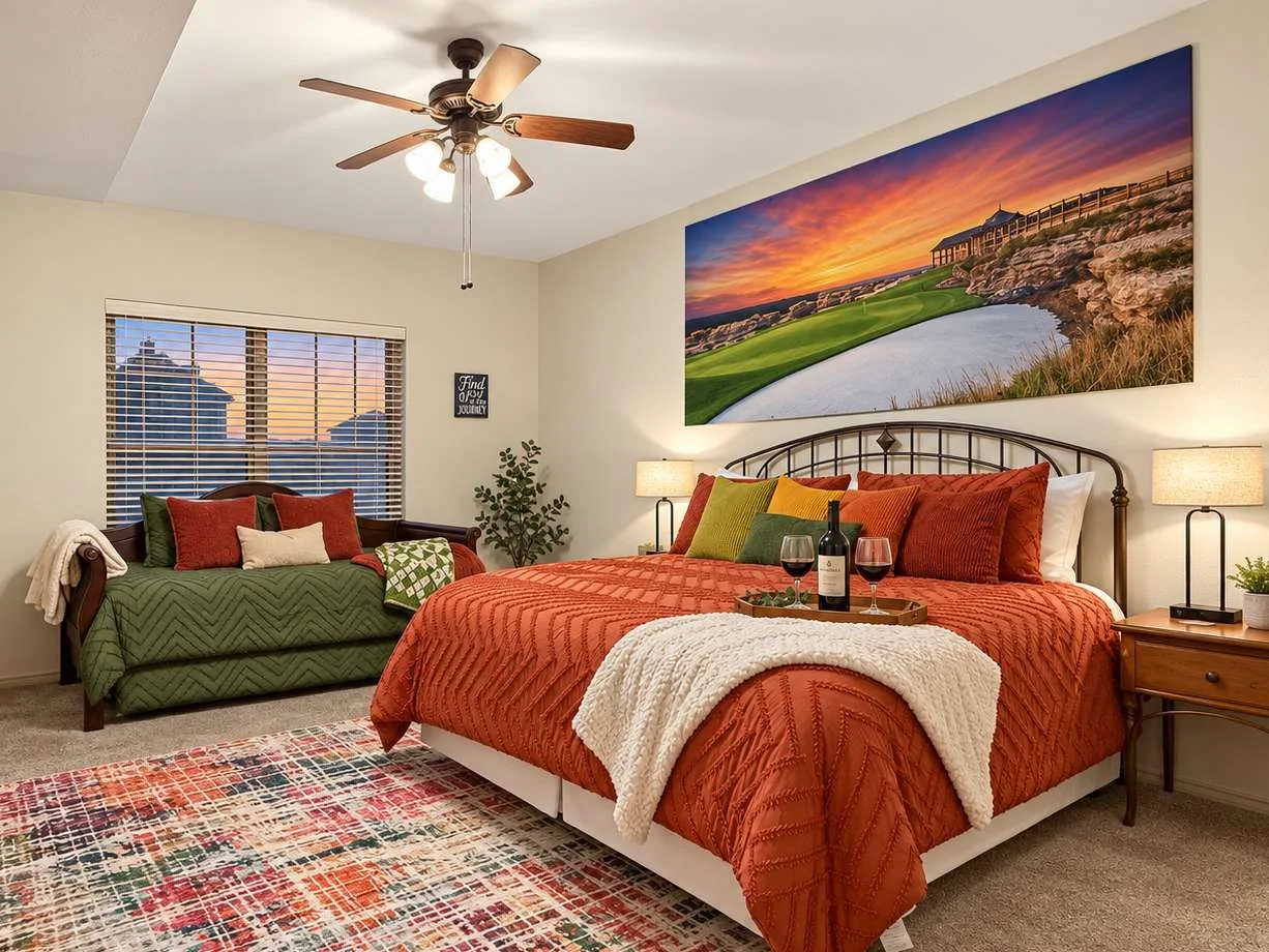 Master bedroom with King Bed