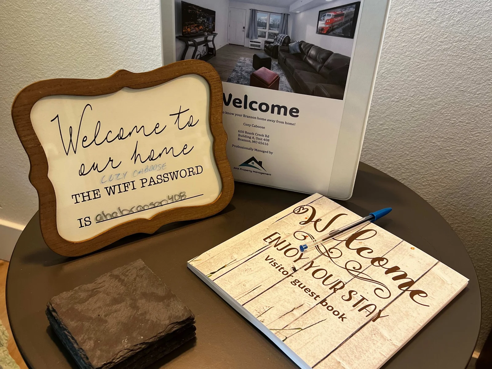 Guest information book and Guest Book