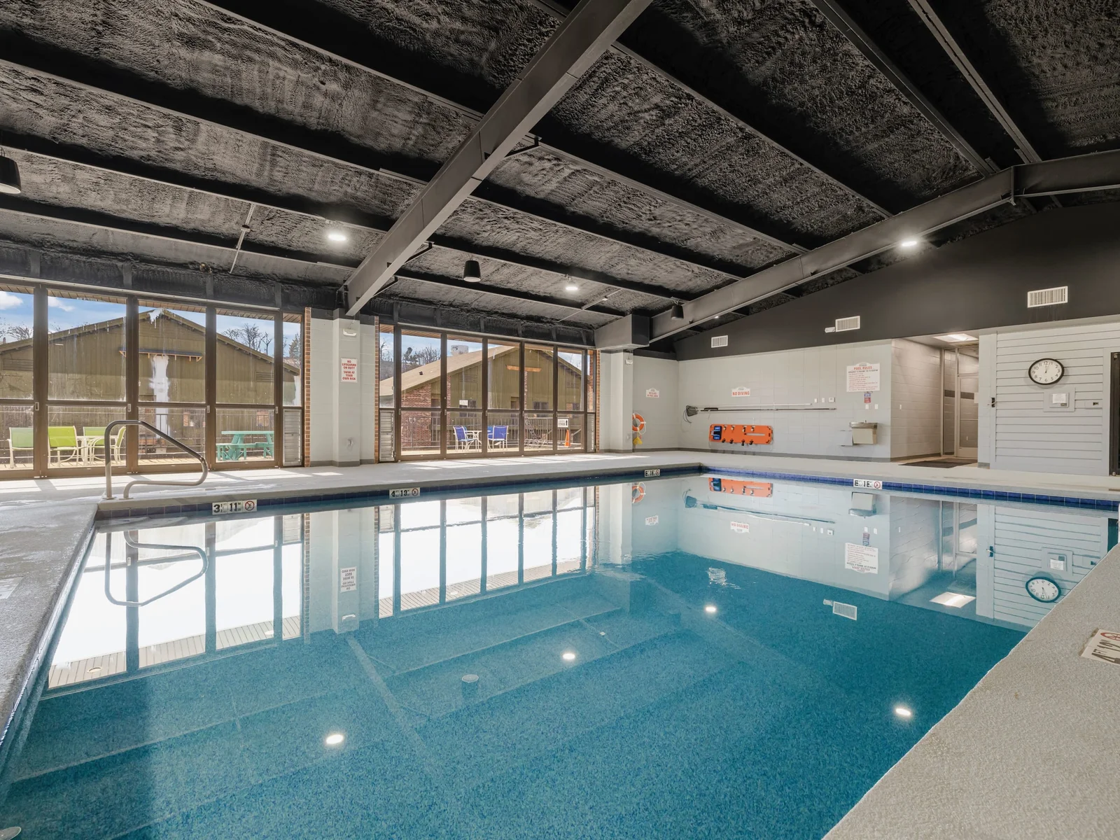 Climate controlled beautiful indoor pool