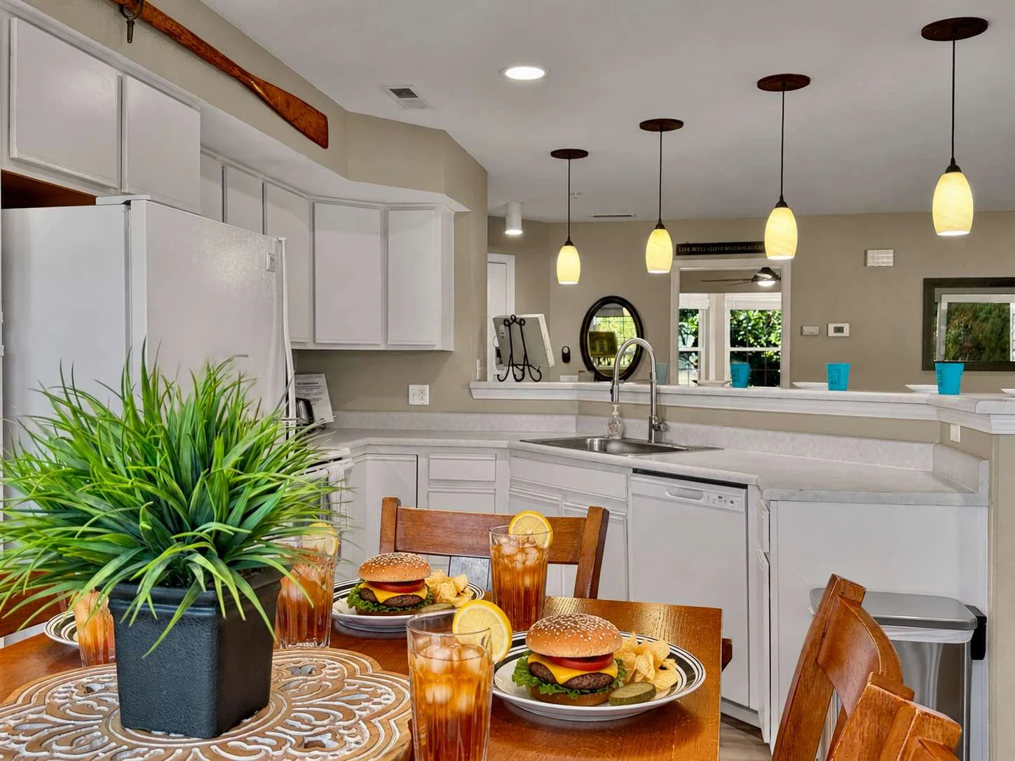 Full Kitchen and Dining area for those times you just wanna stay home and relax