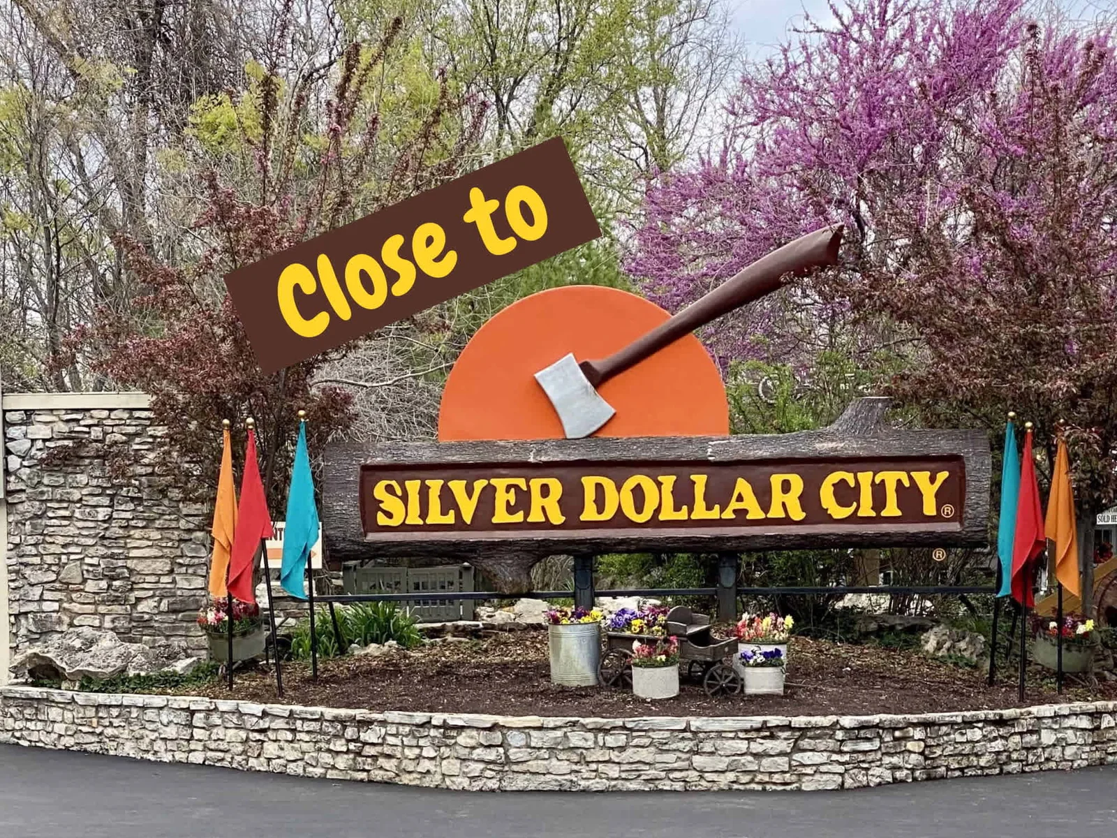 Very close to silver dollar city