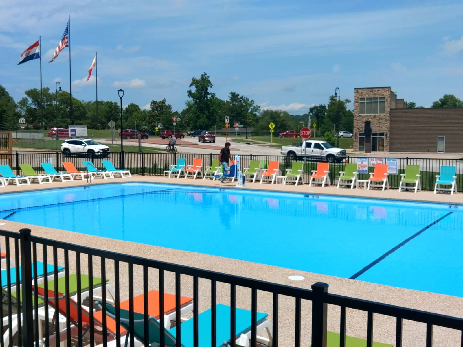 Have fun in our beautiful brand new pool and children's play area