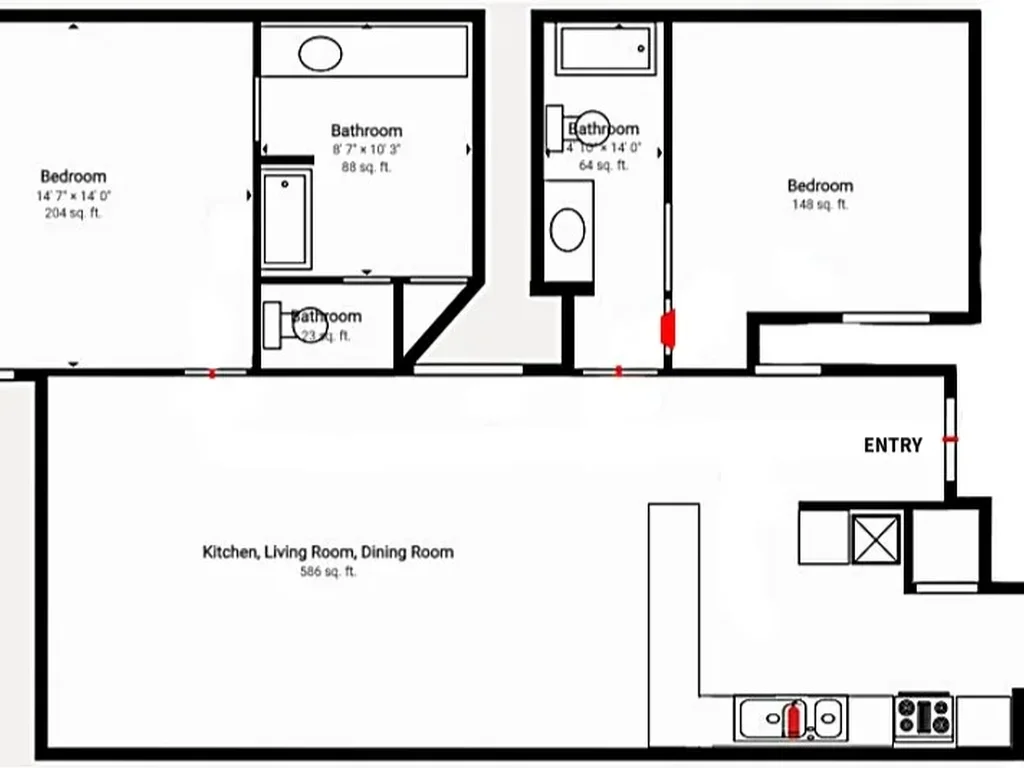 The Chic Condo, Near Shops