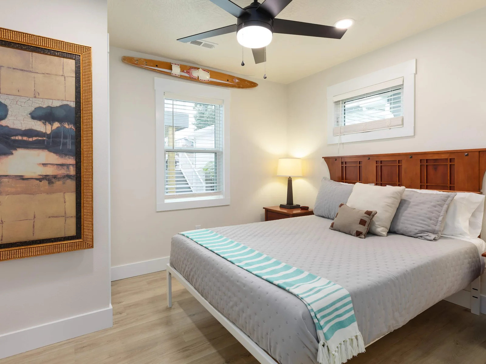 Bedroom 2 (there is an outside AC unit outside the window in this bedroom. The noise is noticable but not disruptive)