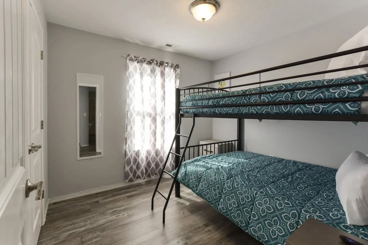 Full over full size bunk beds