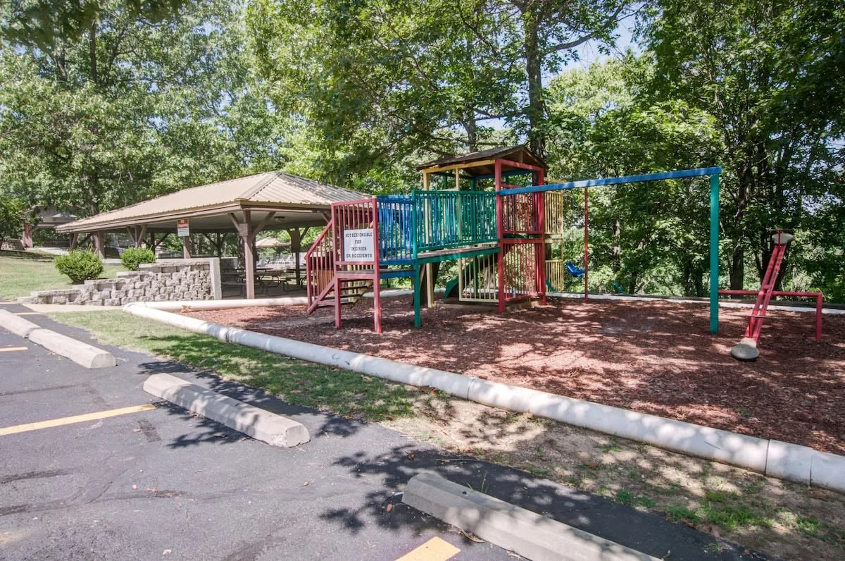 Playground for the kids & covered picnic areas!