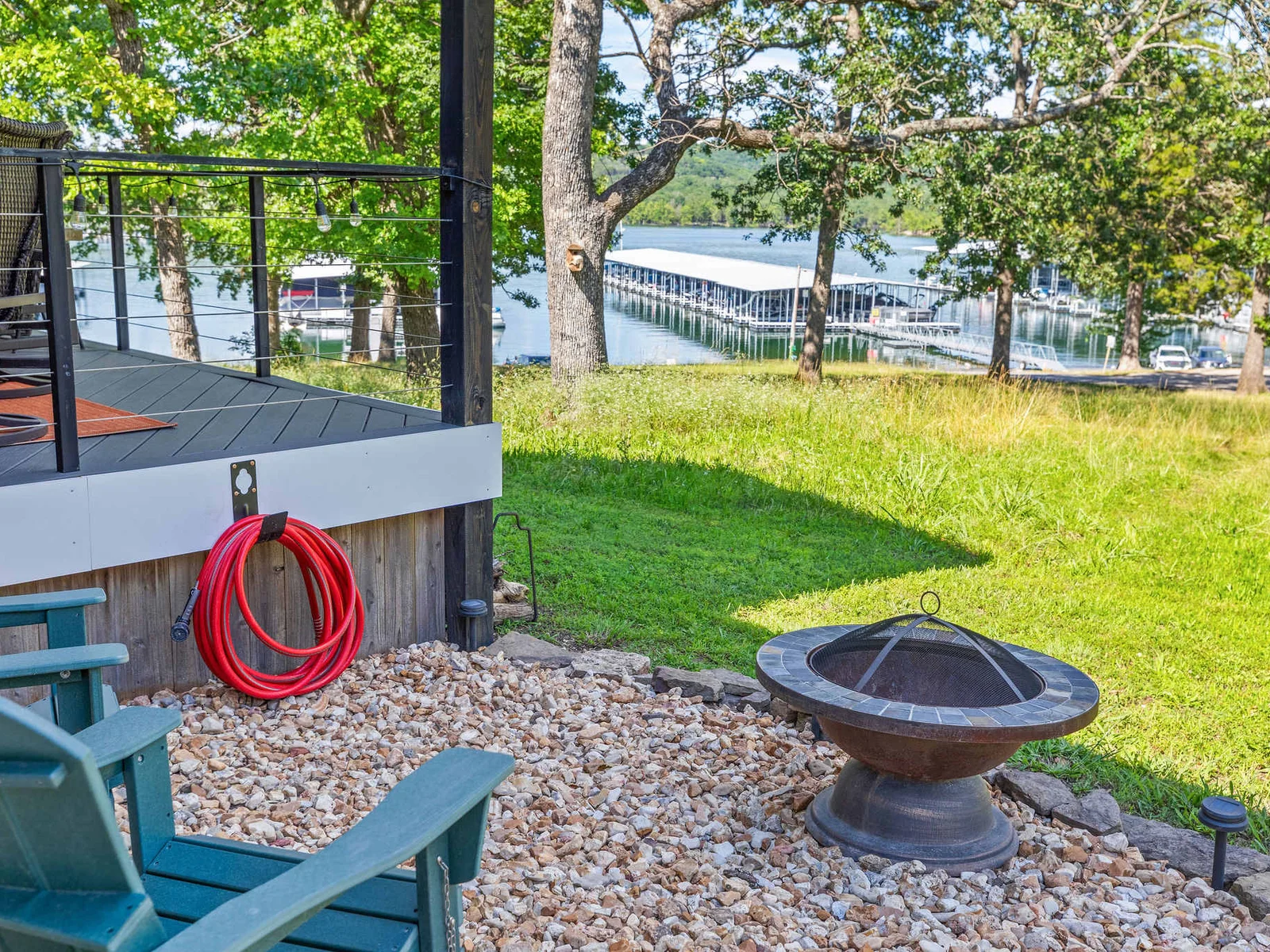 Private to you firepit, overlooking Table Rock Lake