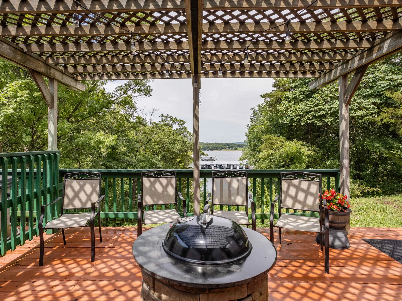 Community outdoor seating areas