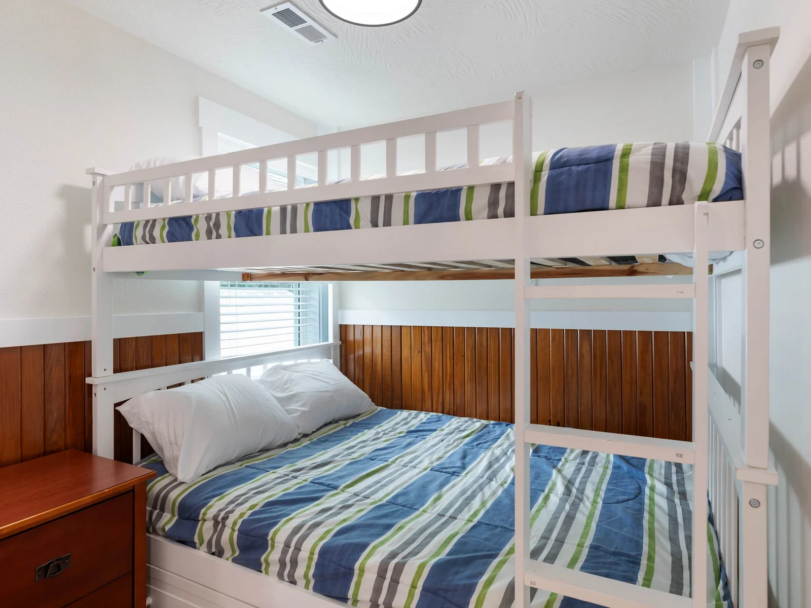 Bedroom 1 with full over full bunk beds