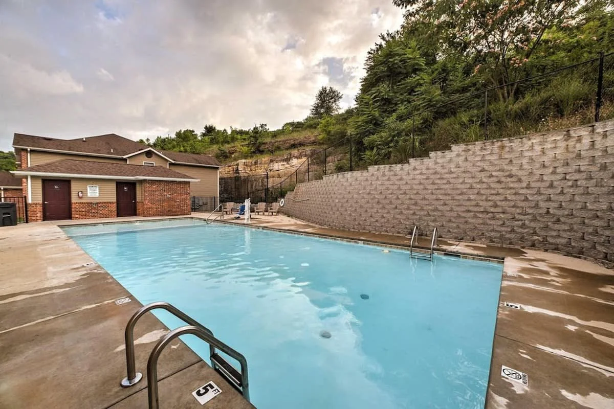 Seasonal outdoor community pool
