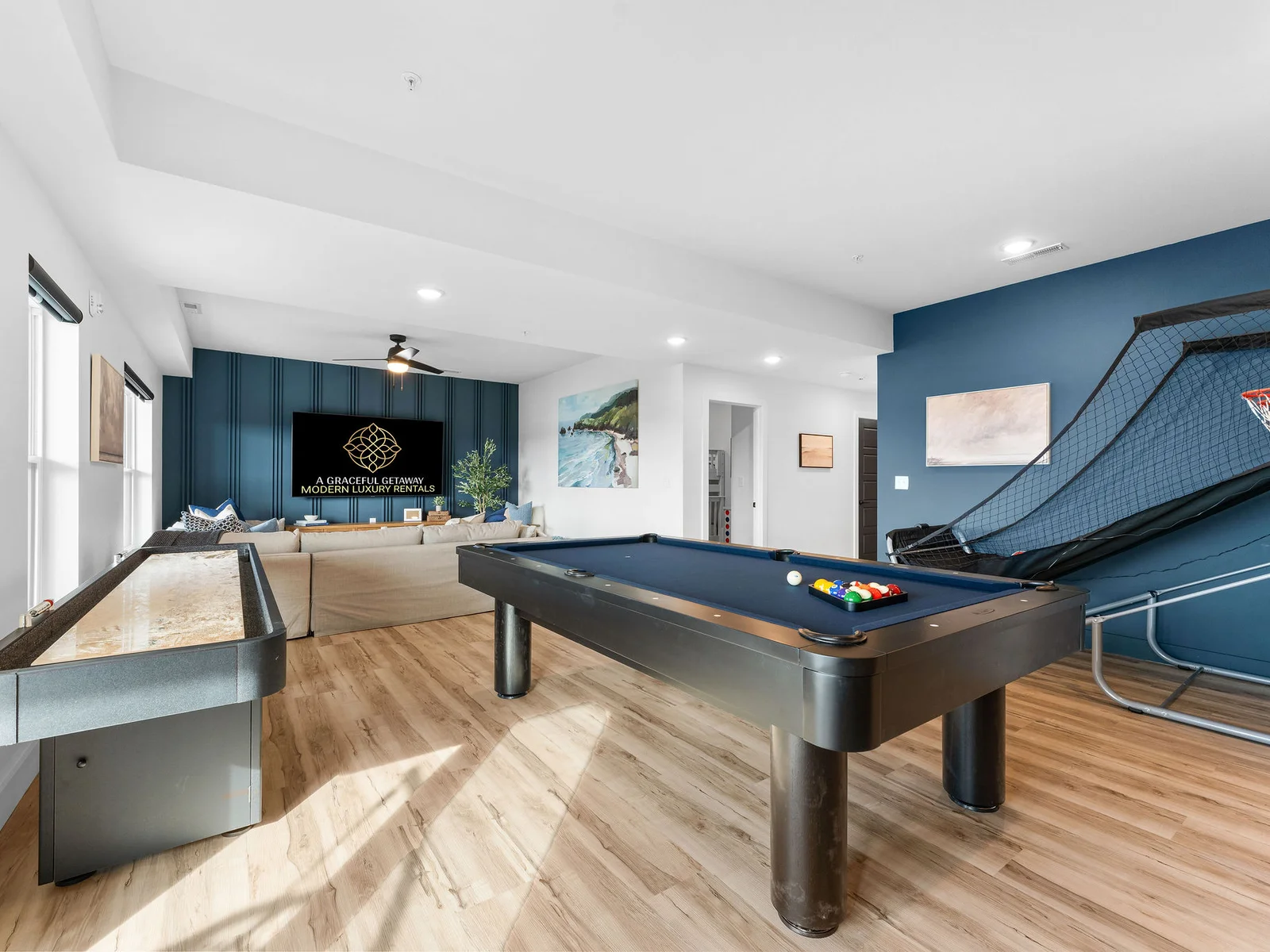 Lower level living room