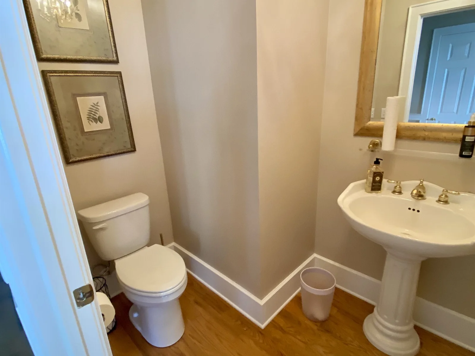 1/2 bath for main living spaces