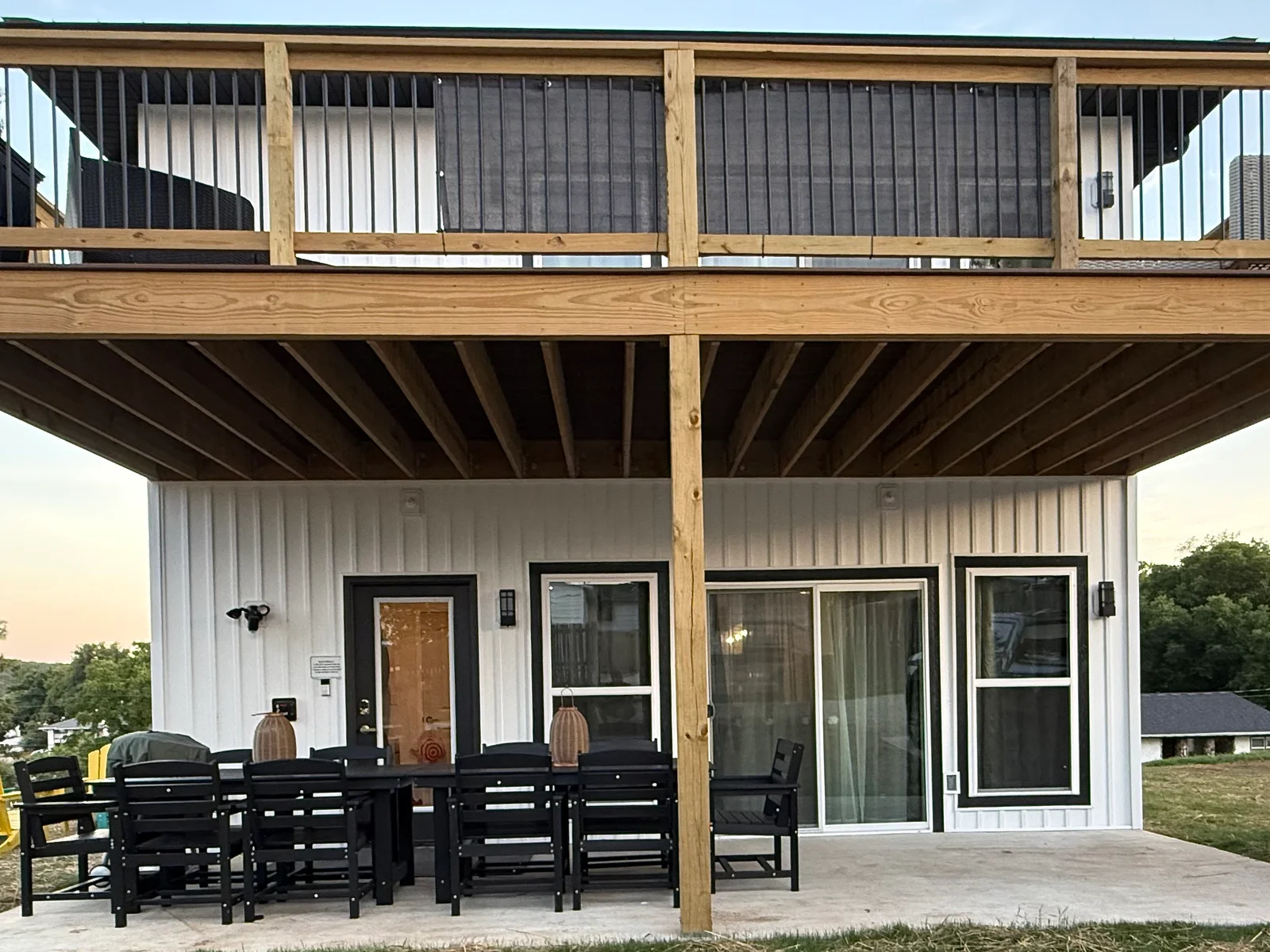 Large upper and lower outdoor spaces. Upper directly off of Master Bedroom