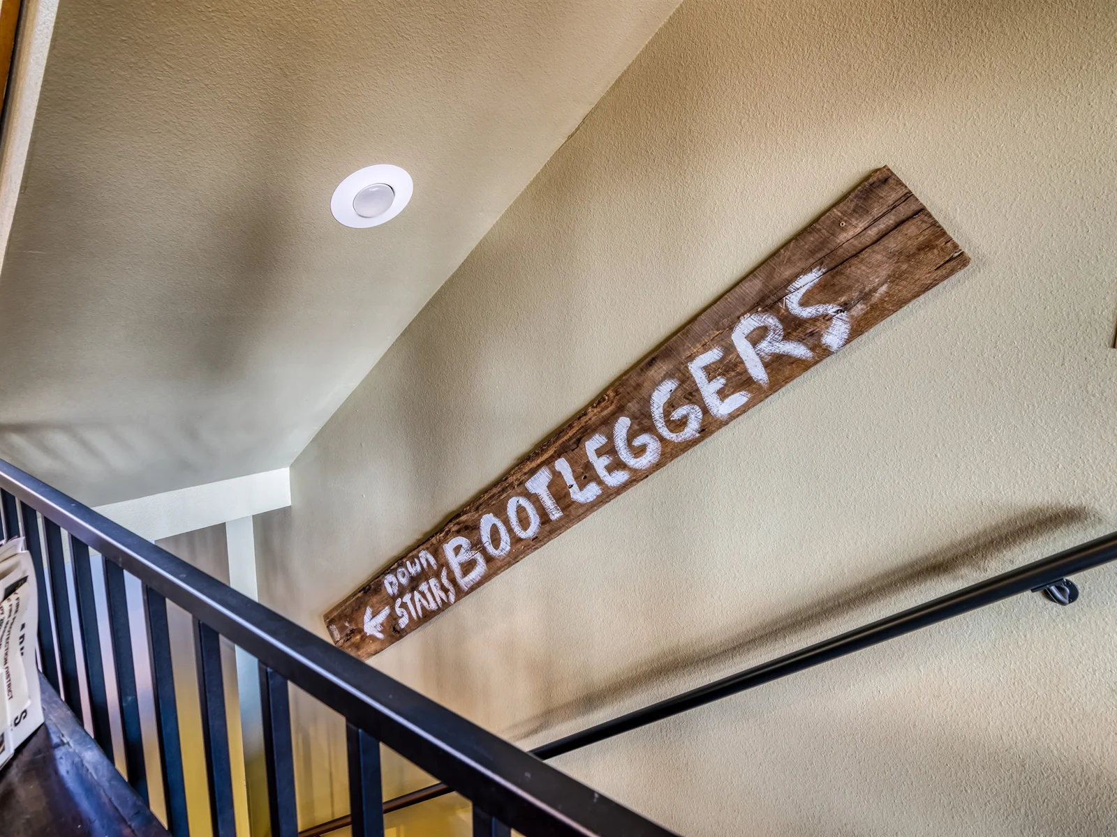 Fun decor throughout