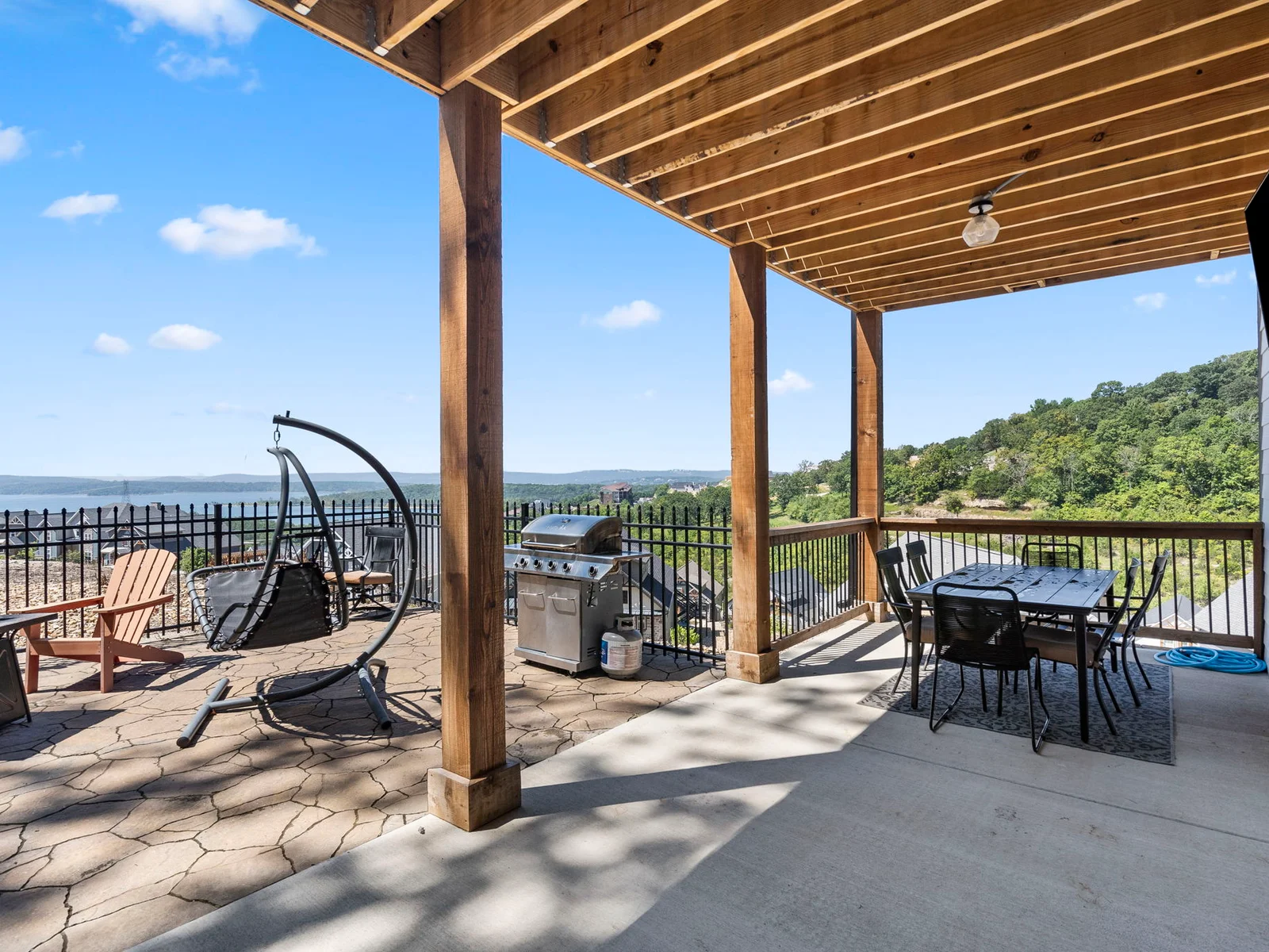 Sit out on your private lower patio by the fire pit!