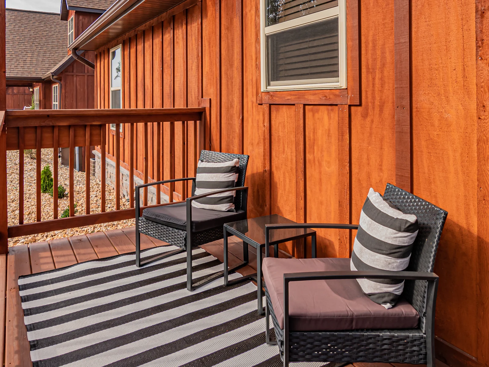 Relax on the front deck