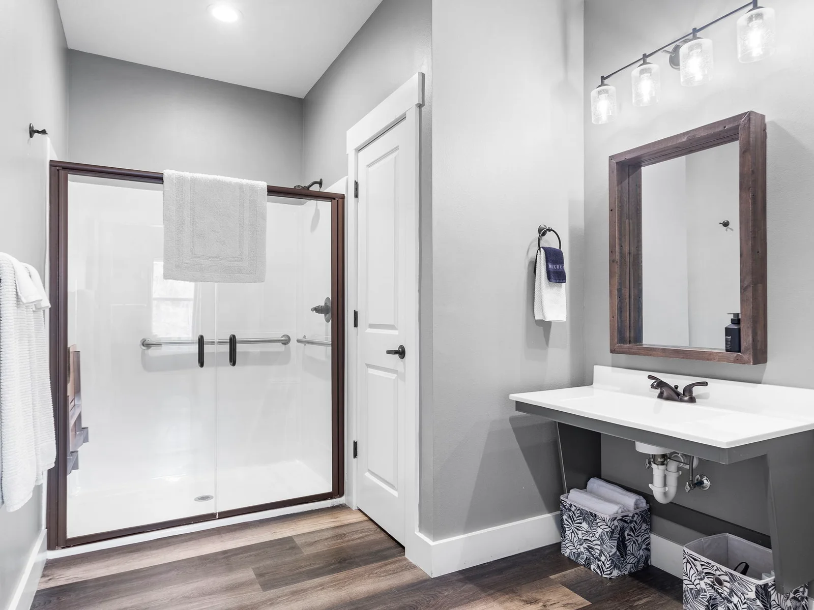 Accessible bathroom attached to King bedroom