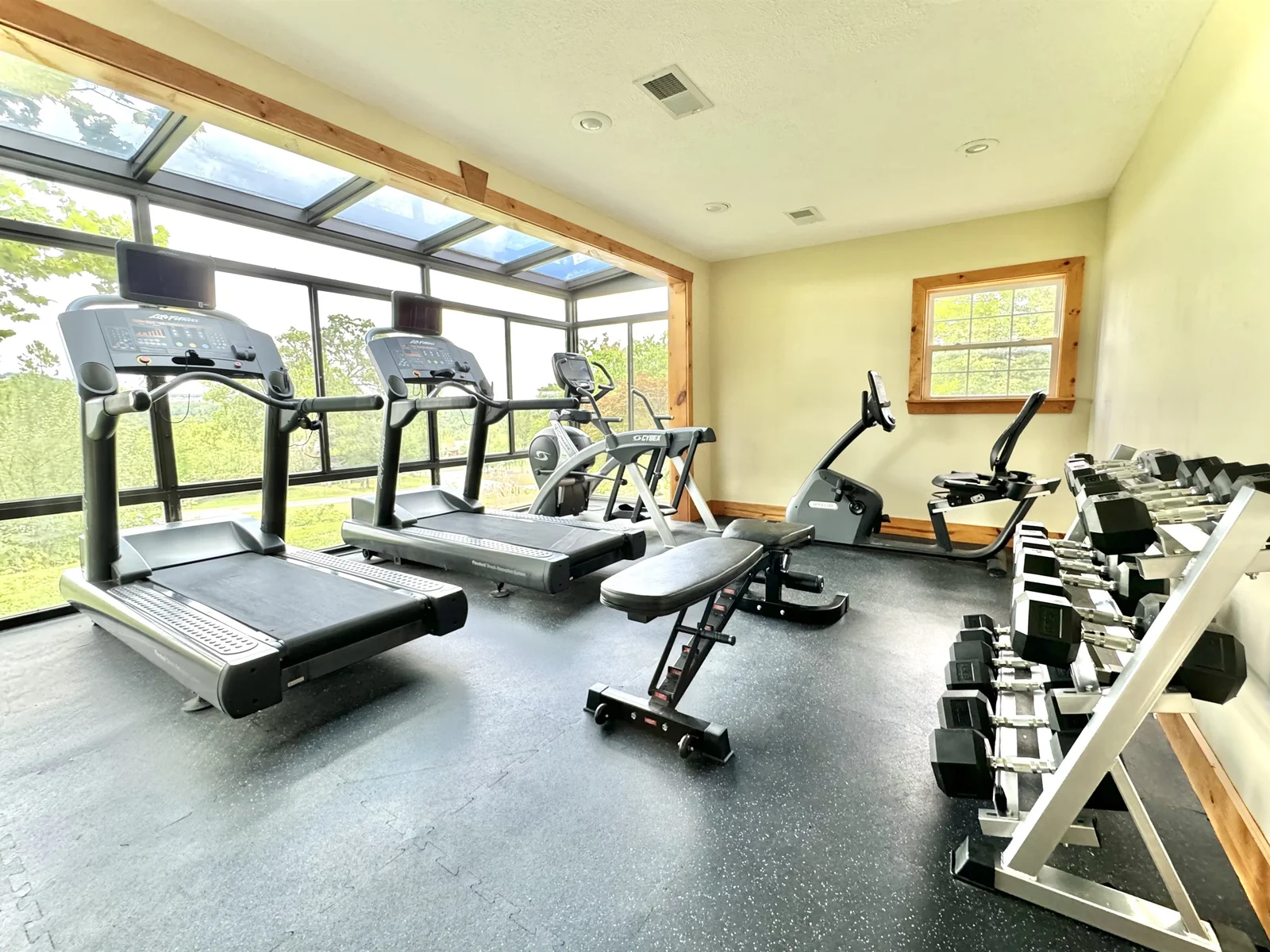 The exercise room located in the Community Clubhouse!