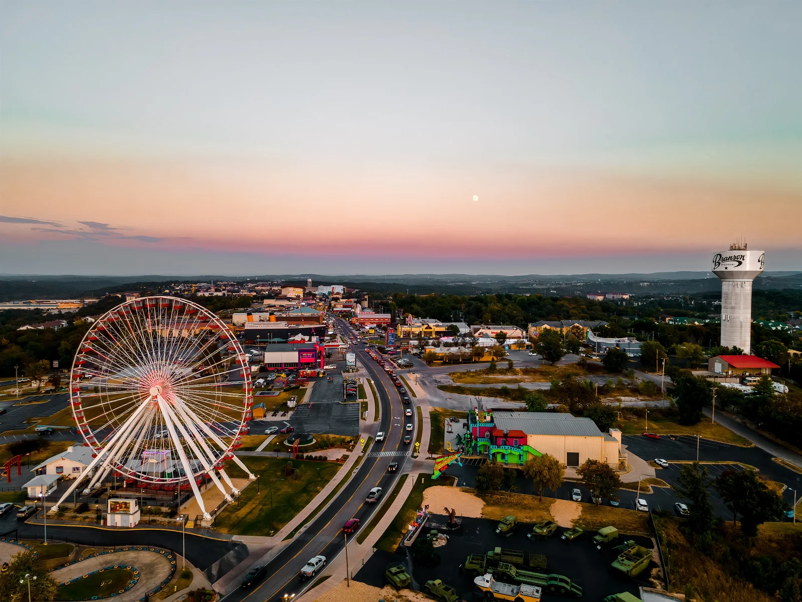 Enjoy the Branson strip and all it's attractions