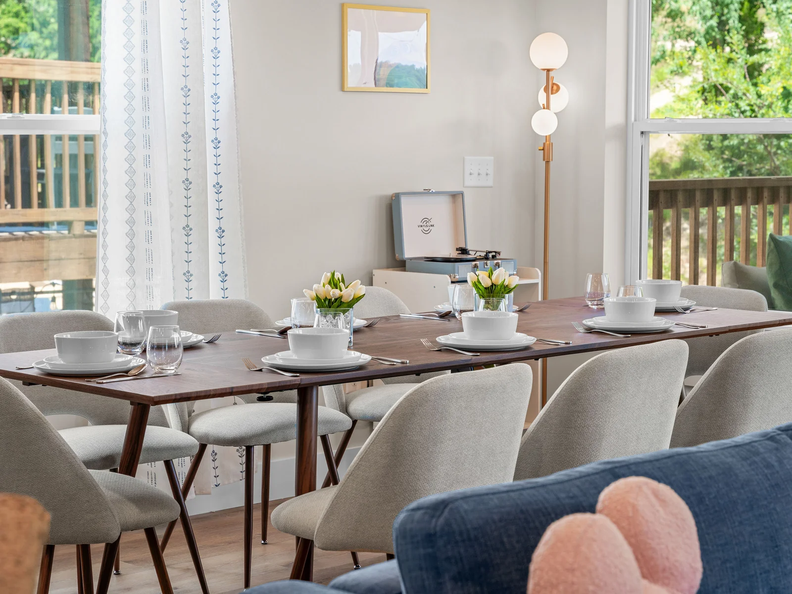 A spacious dining area designed to bring everyone together.