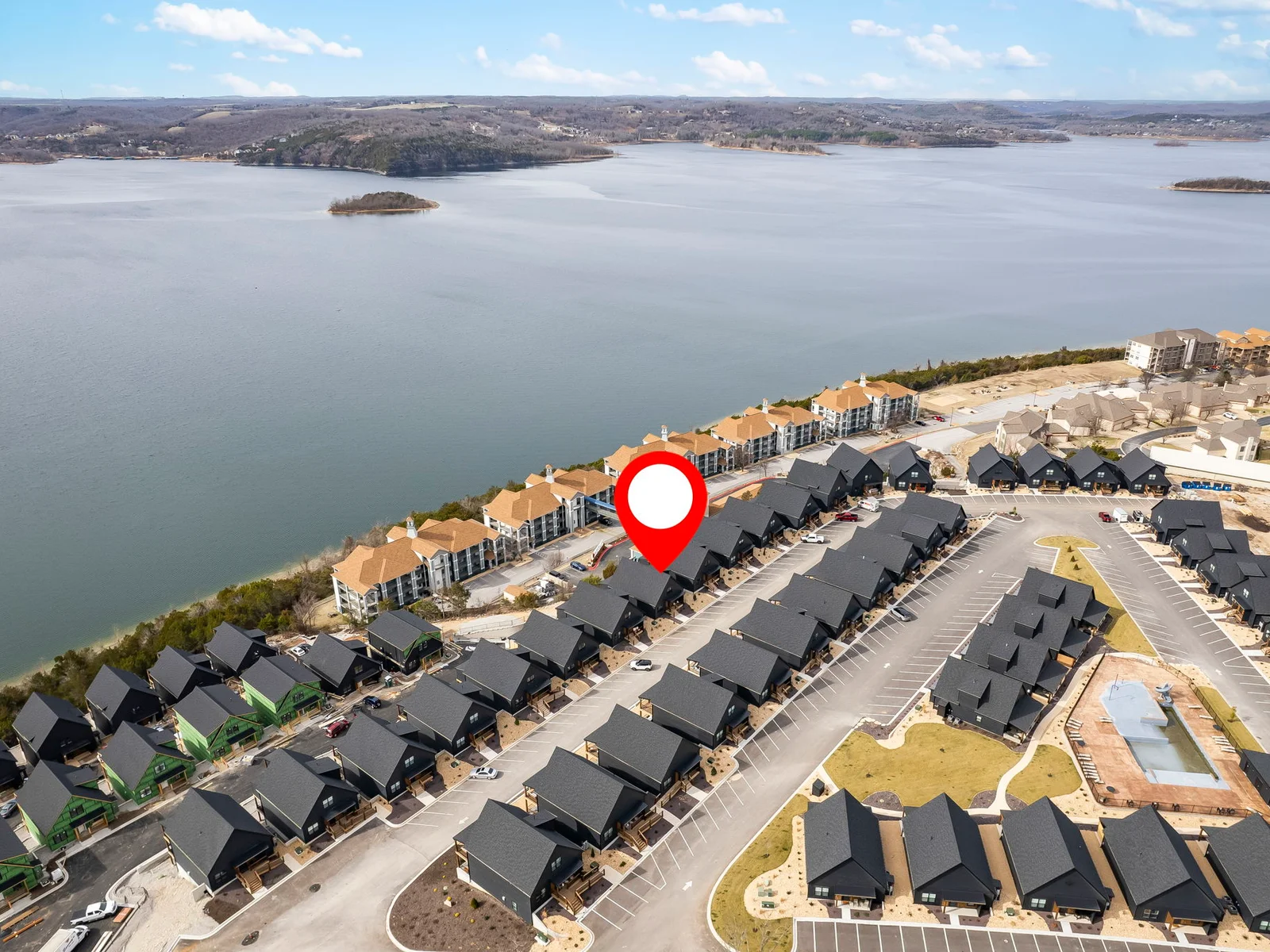 Your vacation property is located in Rocky Shores, one of Branson's newest developments
