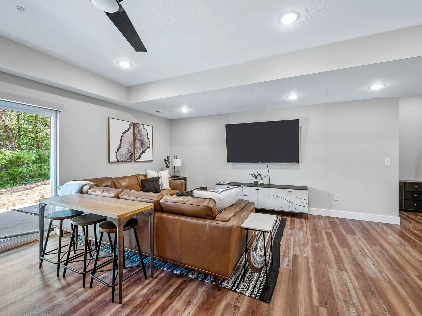Modern touches throughout