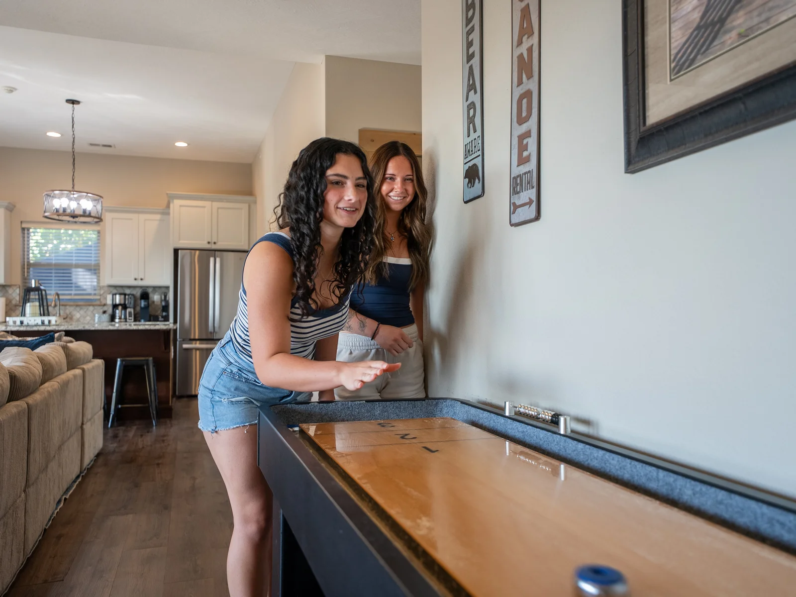 Shuffleboard.