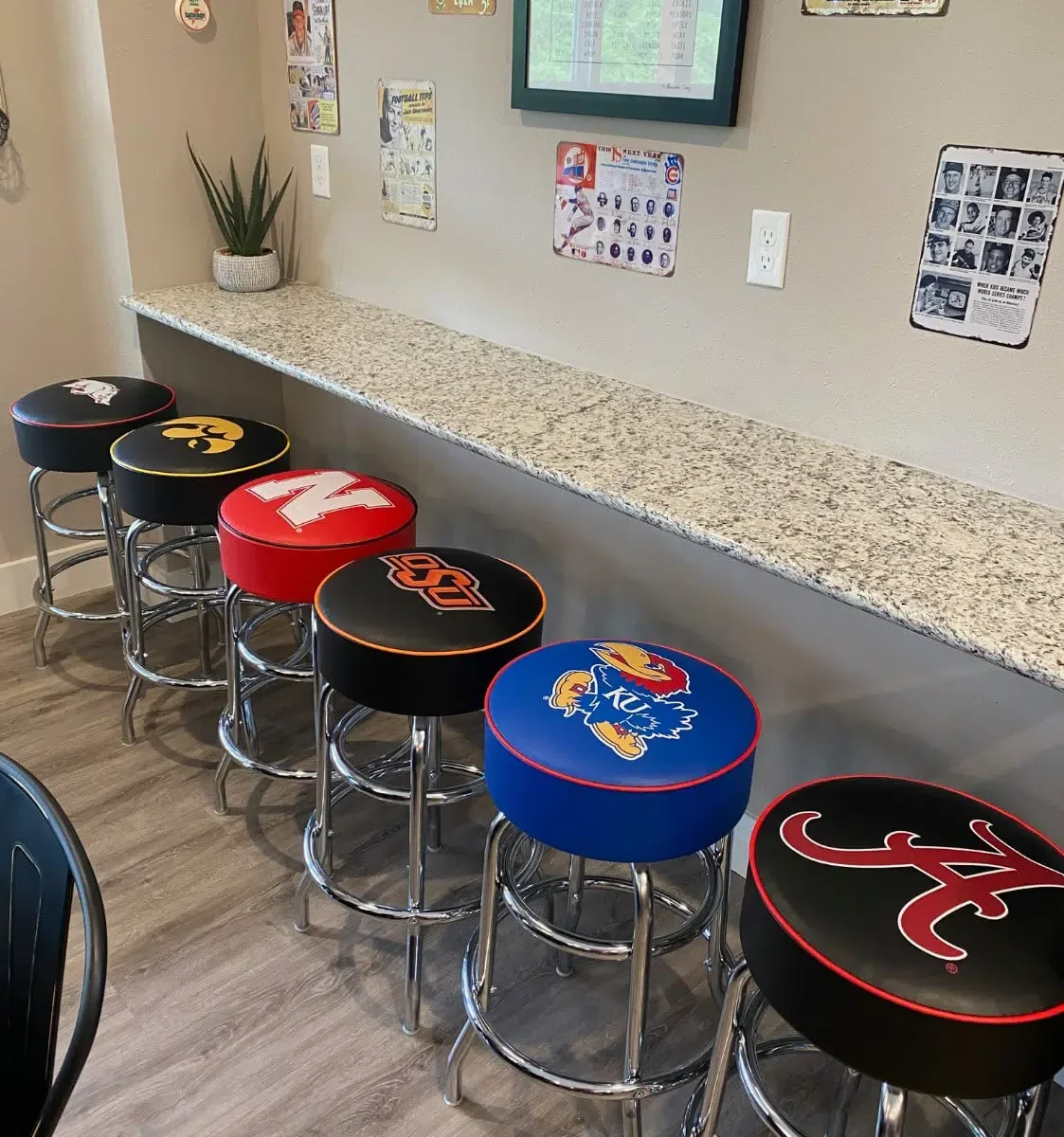 Awesome sports theme and attention to detail