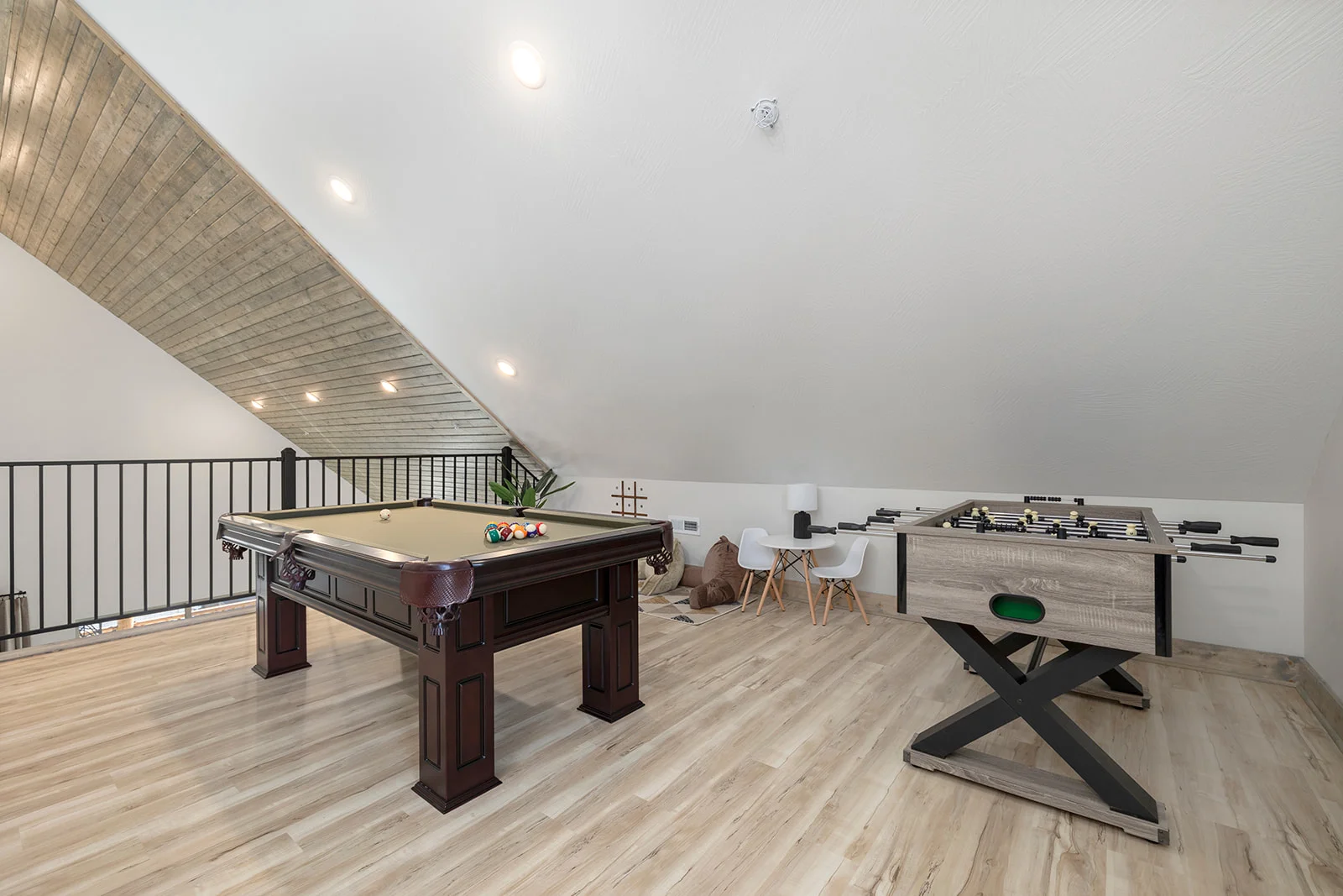 Pool table, fooseball, and arcade machine!