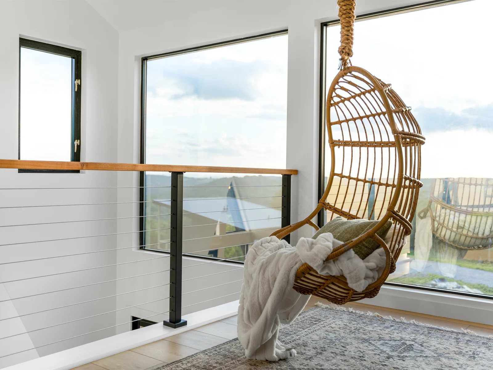 Swing into cozy loft vibes ✨