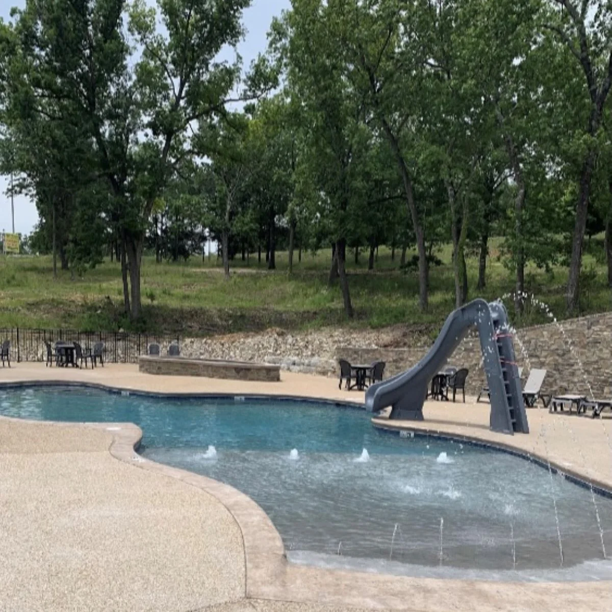 Outdoor community pool