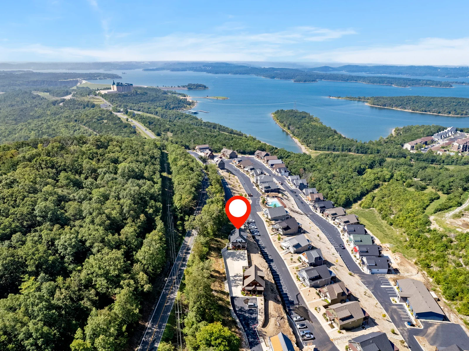 Ridgetop's location in Chateau Cove