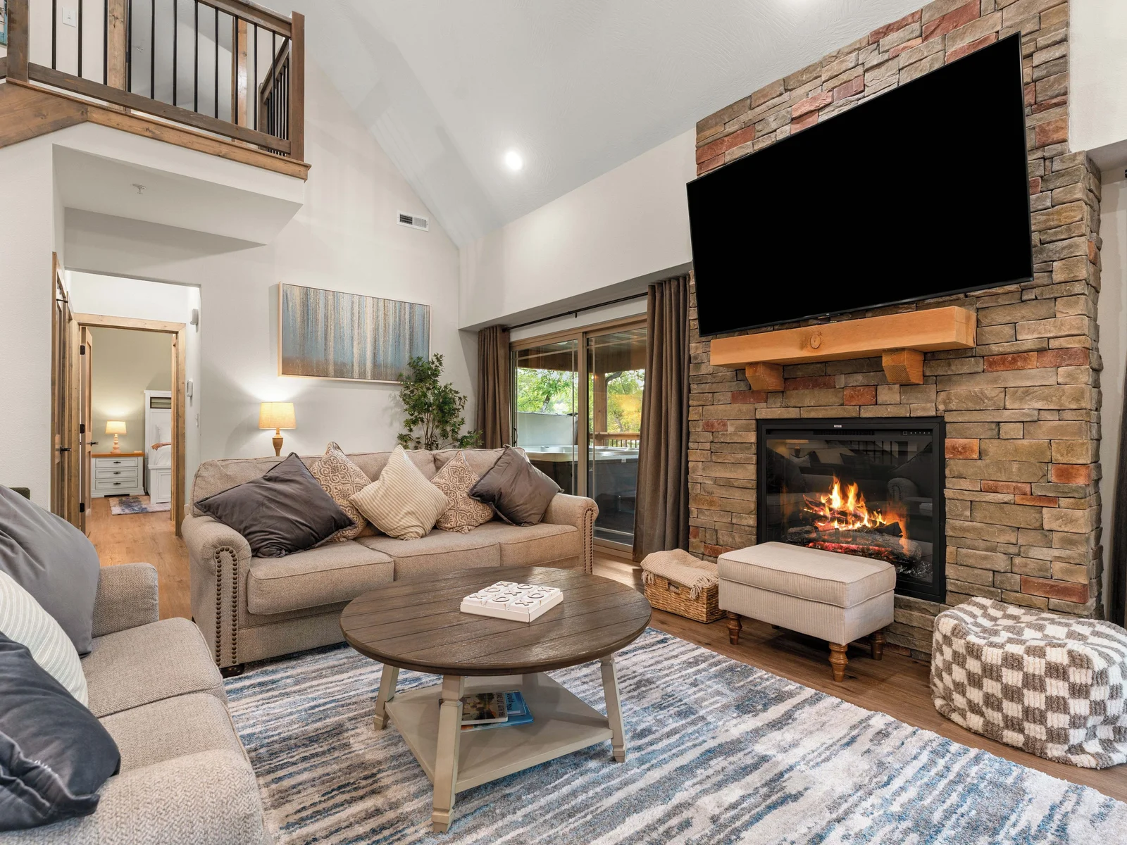 Living Room with plenty of seating for your friends and family.
