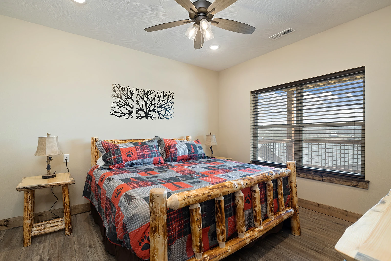 Basement Bedroom King Size Bed
