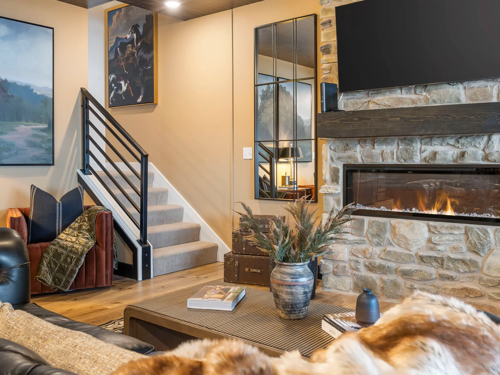 Beautifully decorated space
